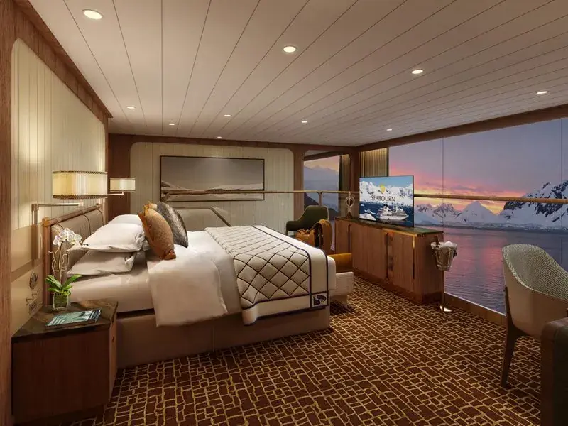 Wintergarden Suite aboard Seabourn Venture and Seabourn Pursuit