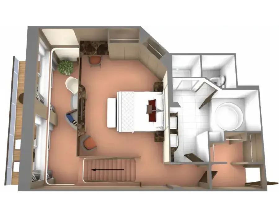 Wintergarden Suite aboard Seabourn Venture and Seabourn Pursuit