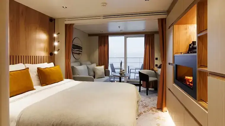 Swan Hellenic SH Diana Balcony stateroom interior