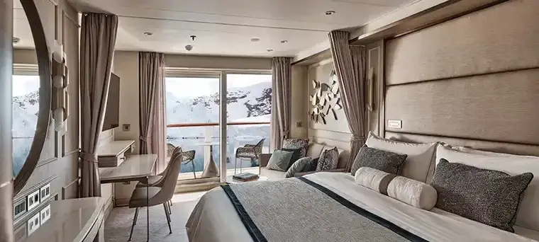 Silver Endeavour Premium Veranda Suite interior