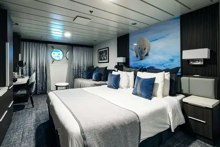 Sylvia Earle Aurora Stateroom Triple Share interior