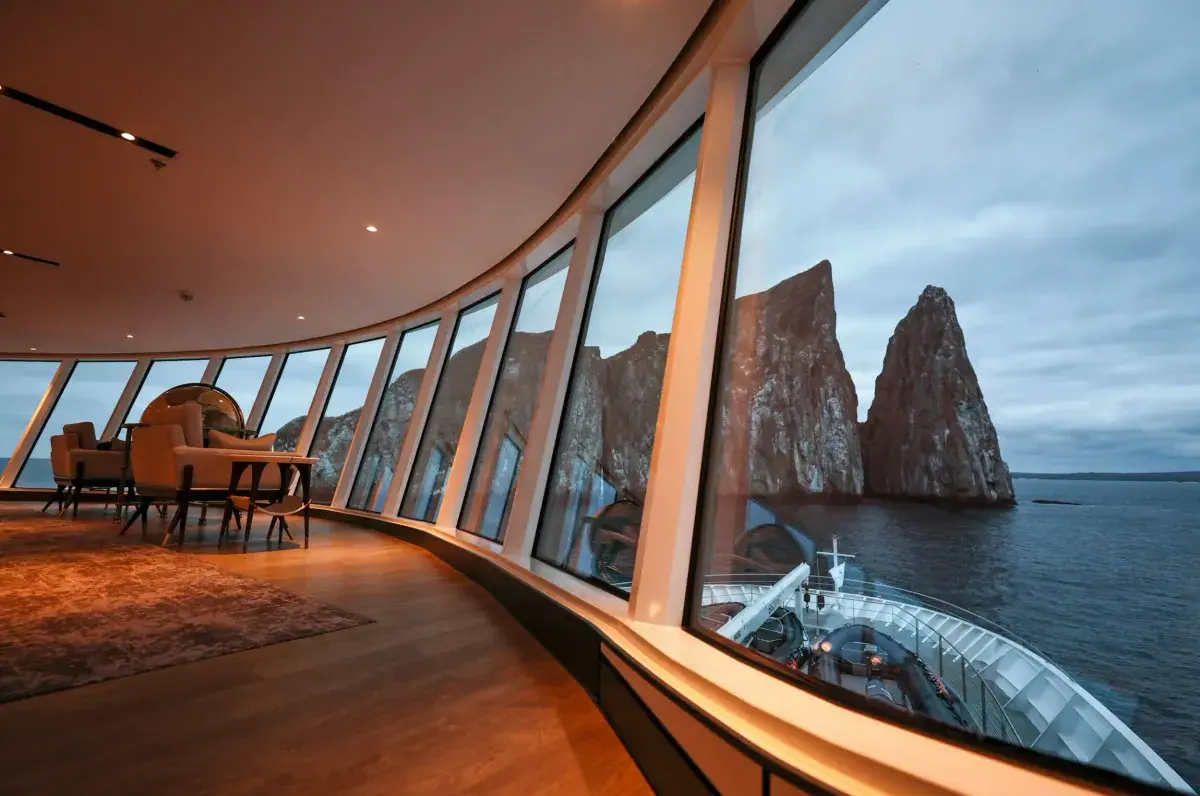 The Silversea Silver Origin Observation Lounge
