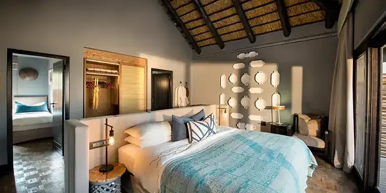 Interior room view of &Beyond Phinda Mountain Lodge
