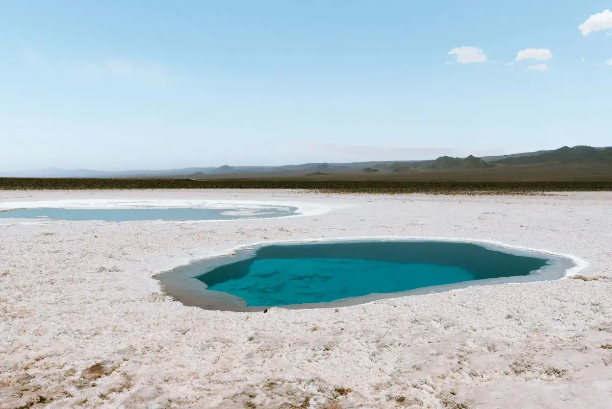 Pools in the Atacama desert, Chile