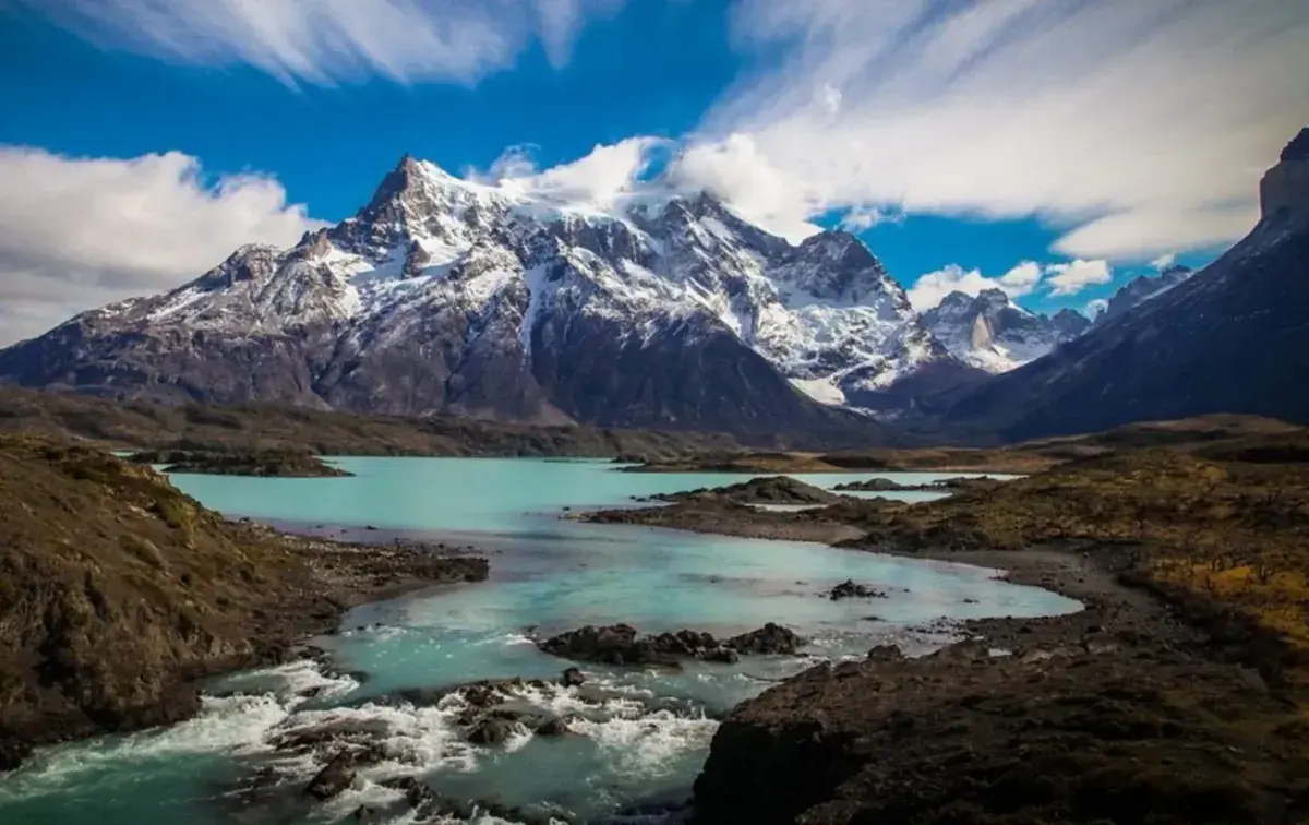 Serrano river in Patagonia, Chile