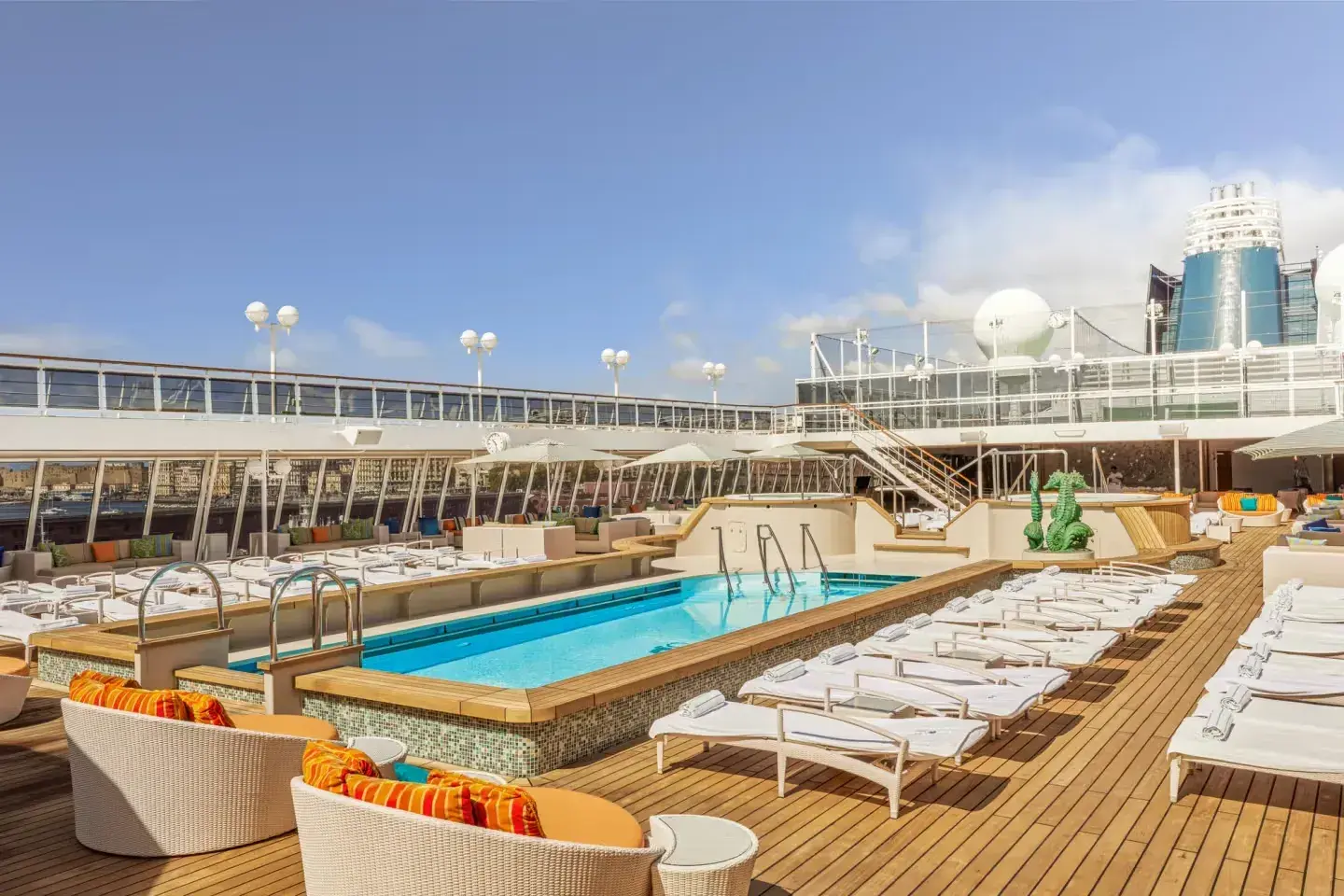 Crystal Serenity pool deck