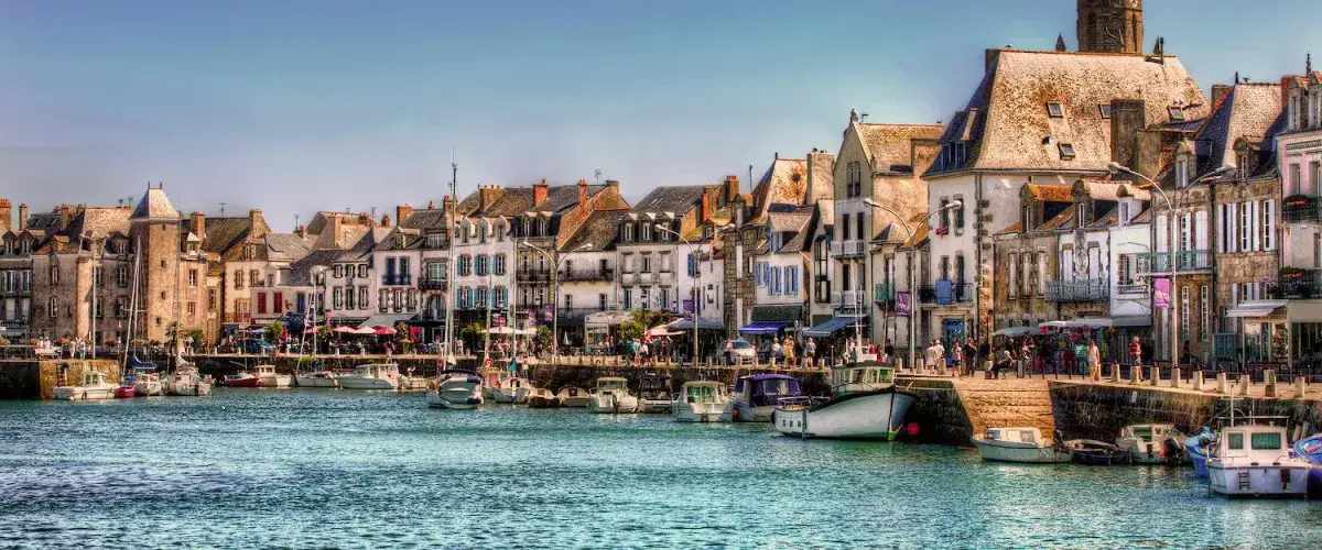 Building along the coast of Montoir de Bretagne, France