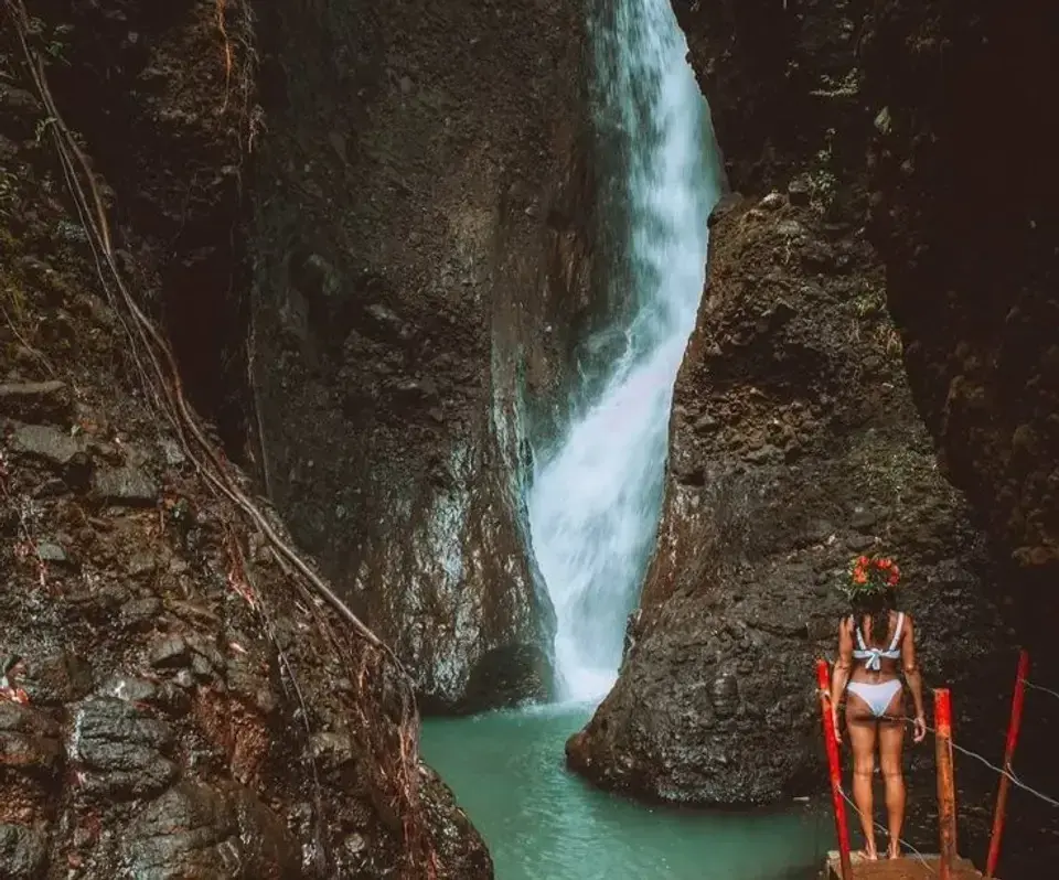 Nakawaqa waterfall in Fiji