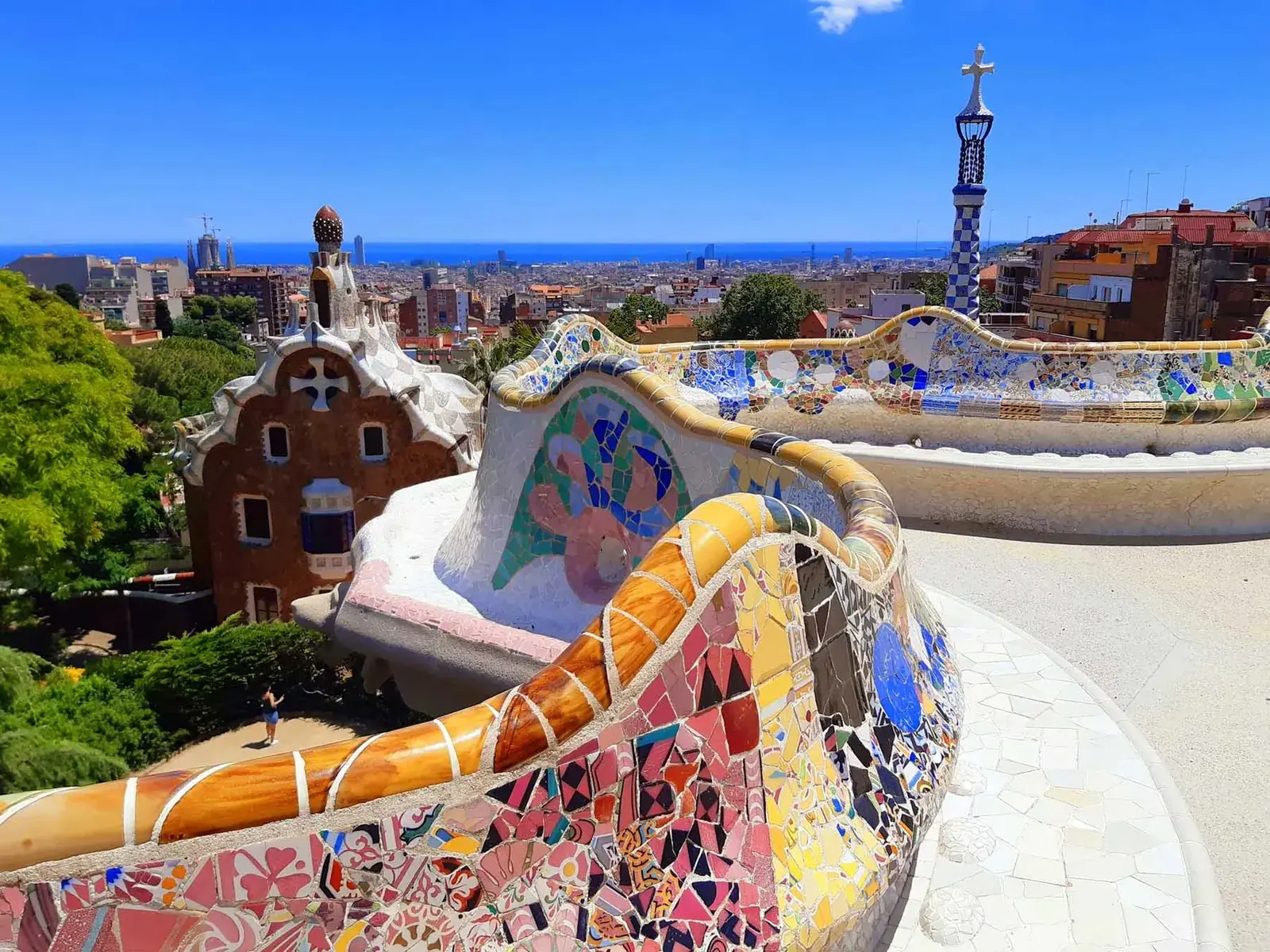 Gaudi architecture in Barcelona