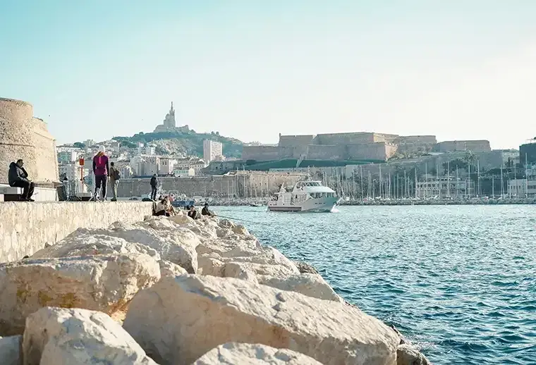 Coastal waters in Marseille