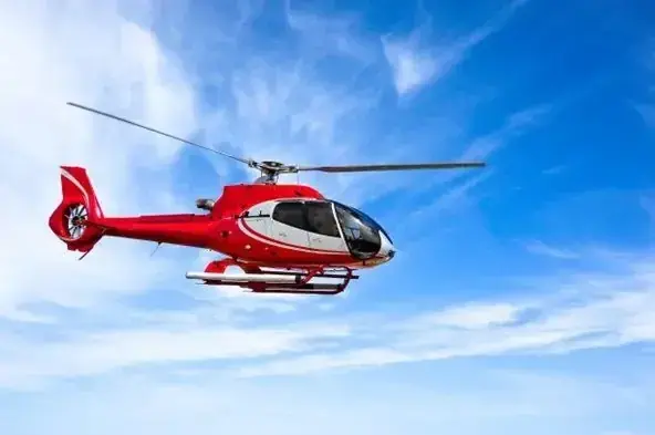 Helicopter scenic flight over the peaks and lagoons of French Polynesia