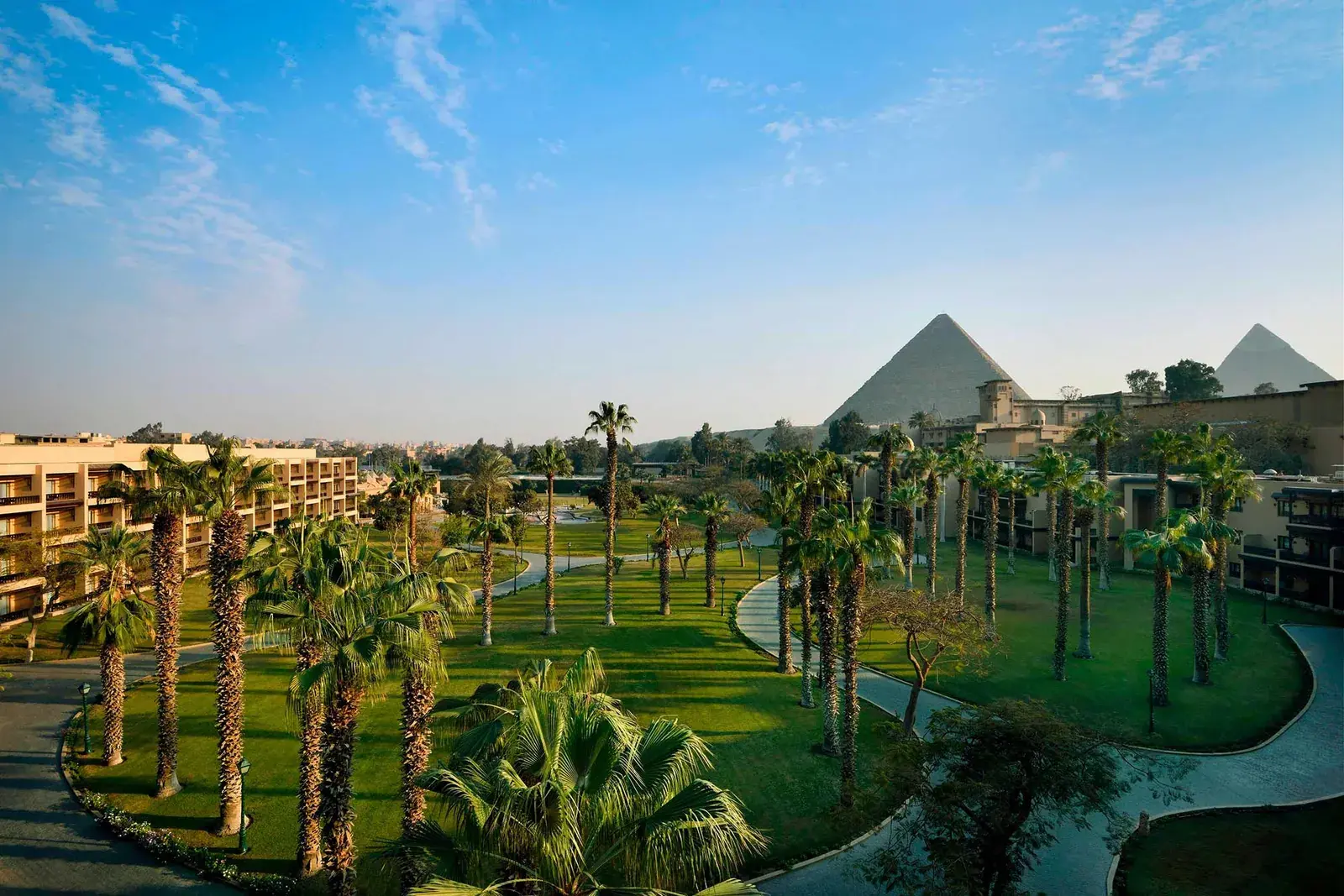 View of Giza from the Cairo Marriott