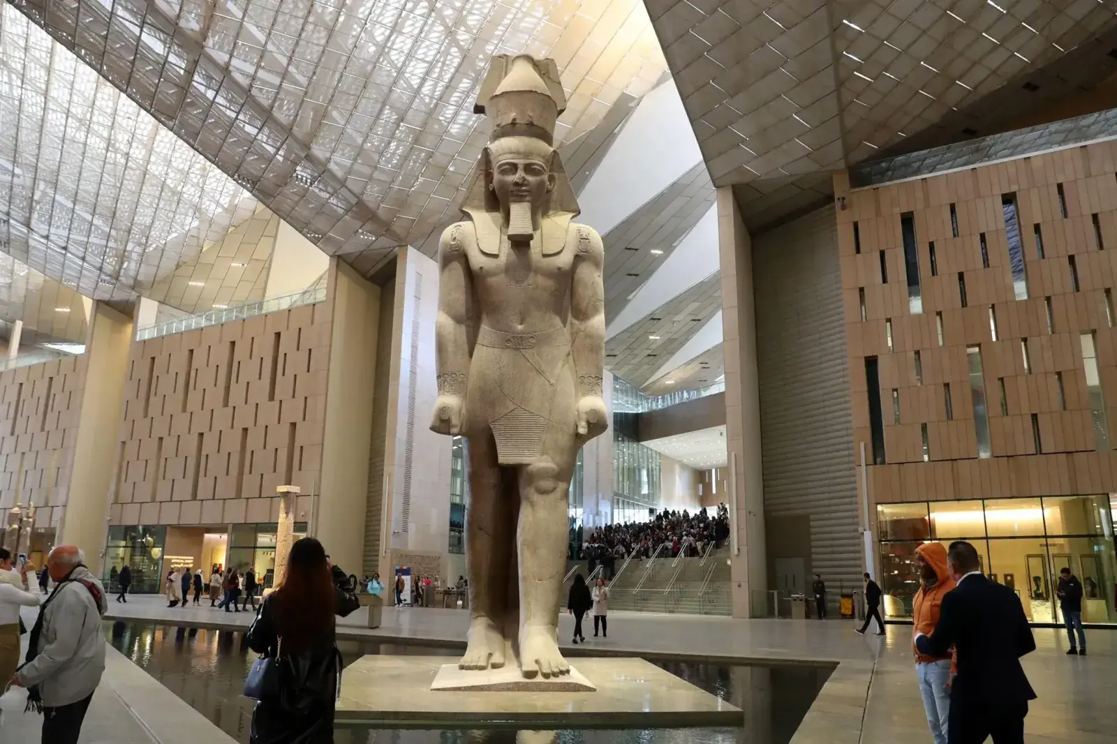 Atrium at the Grand Egyptian Museum