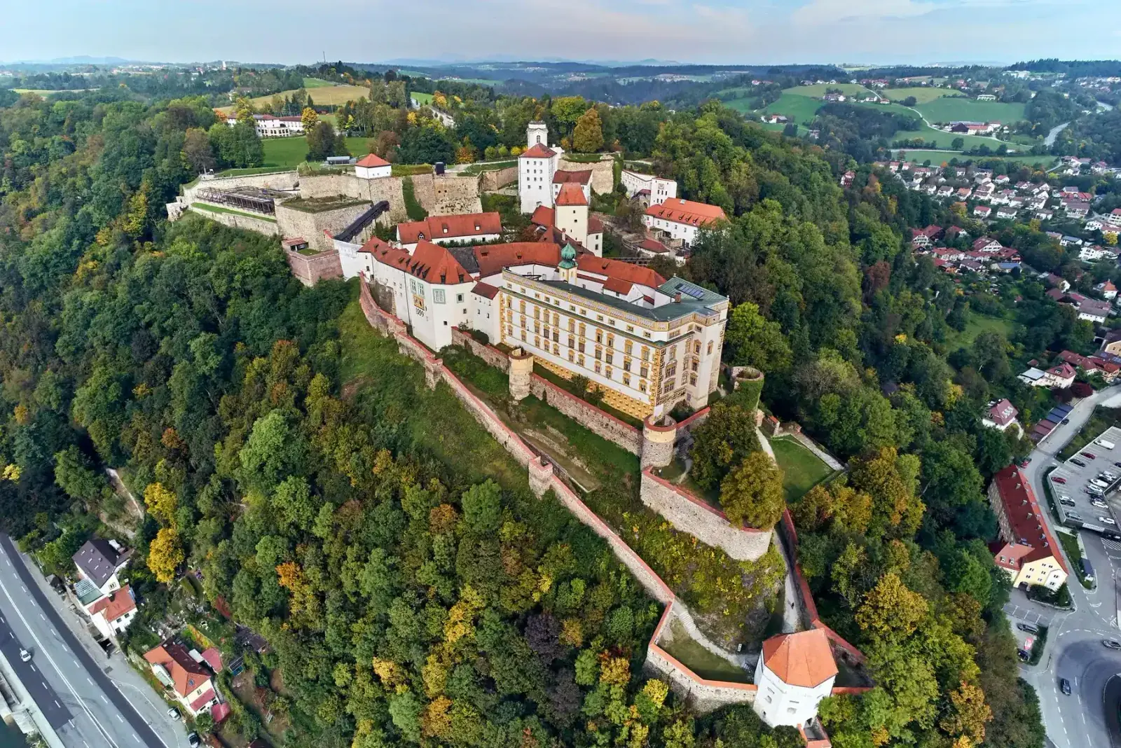 Veste Oberhaus aerial