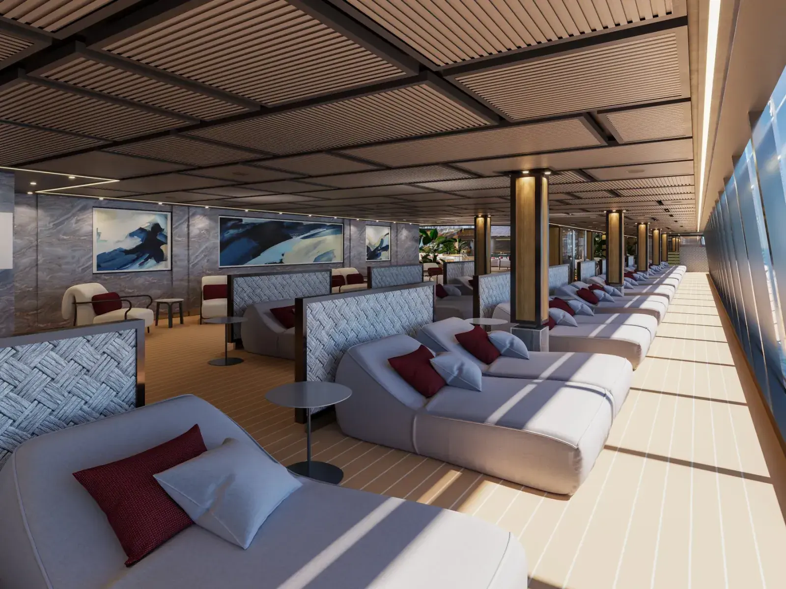 The Conservatory pool deck aboard Explora III