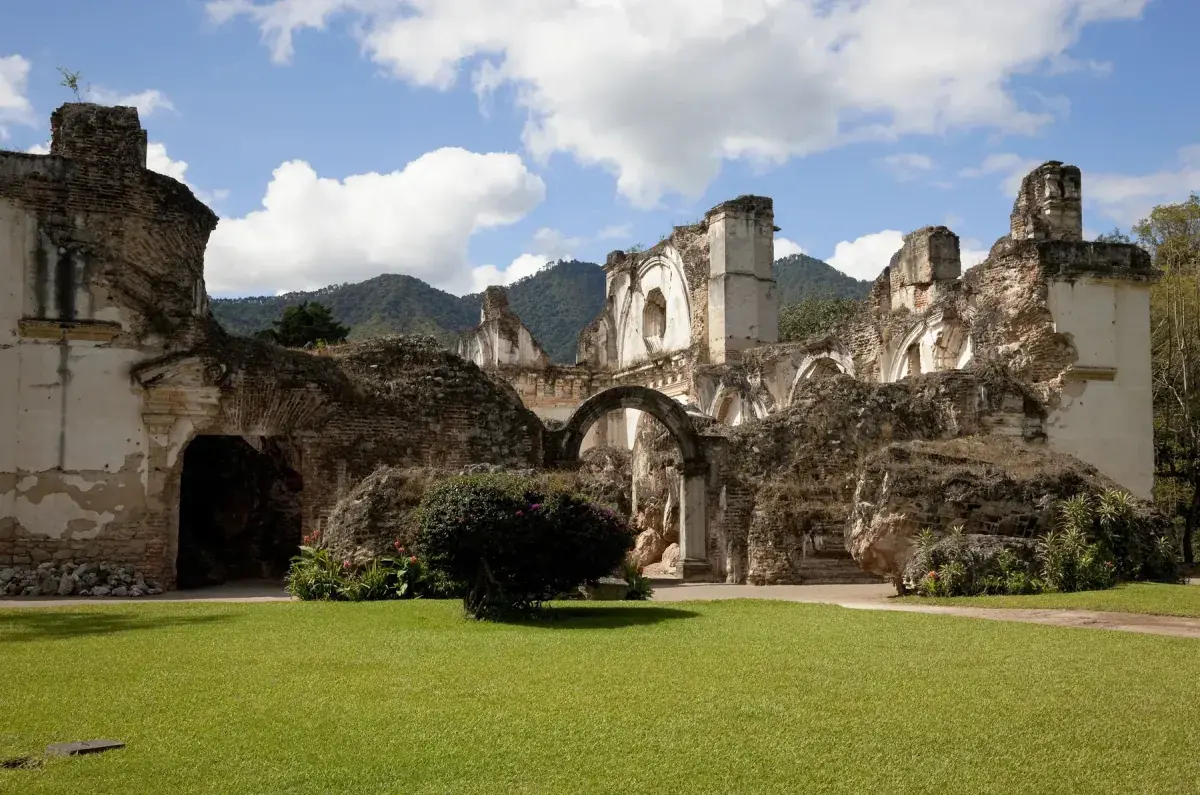 historic stone architecture in the Caribbean