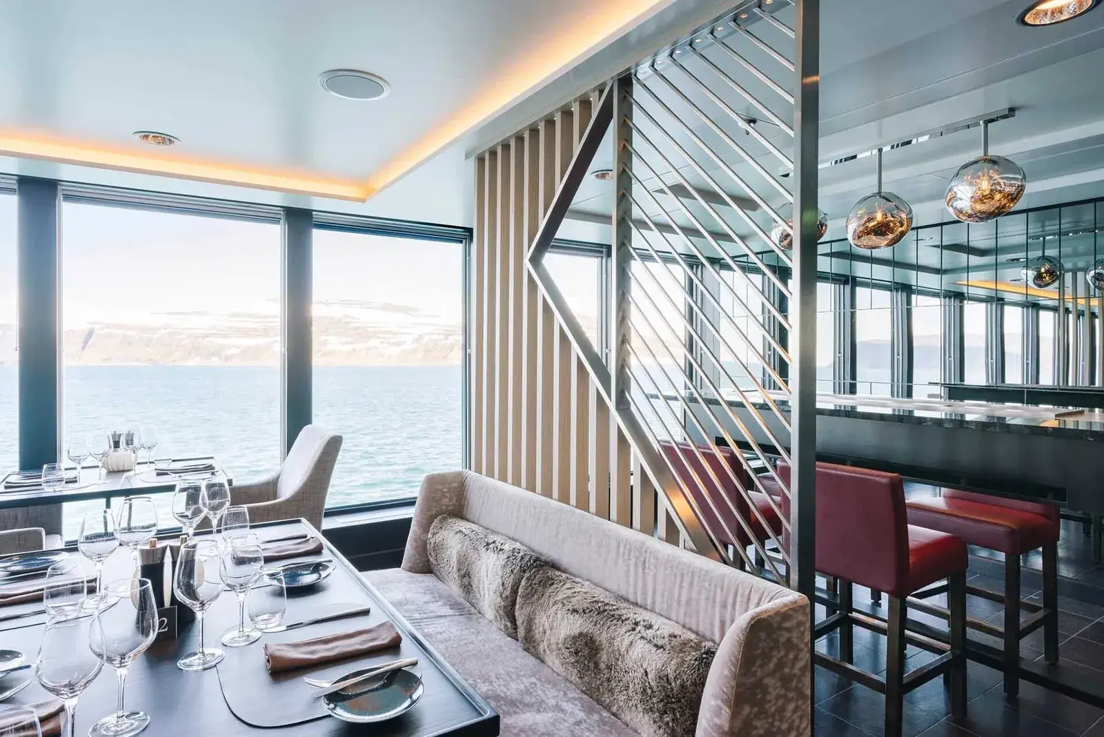 Restaurant Lindstrøm on the MS Fridtjof Nansen