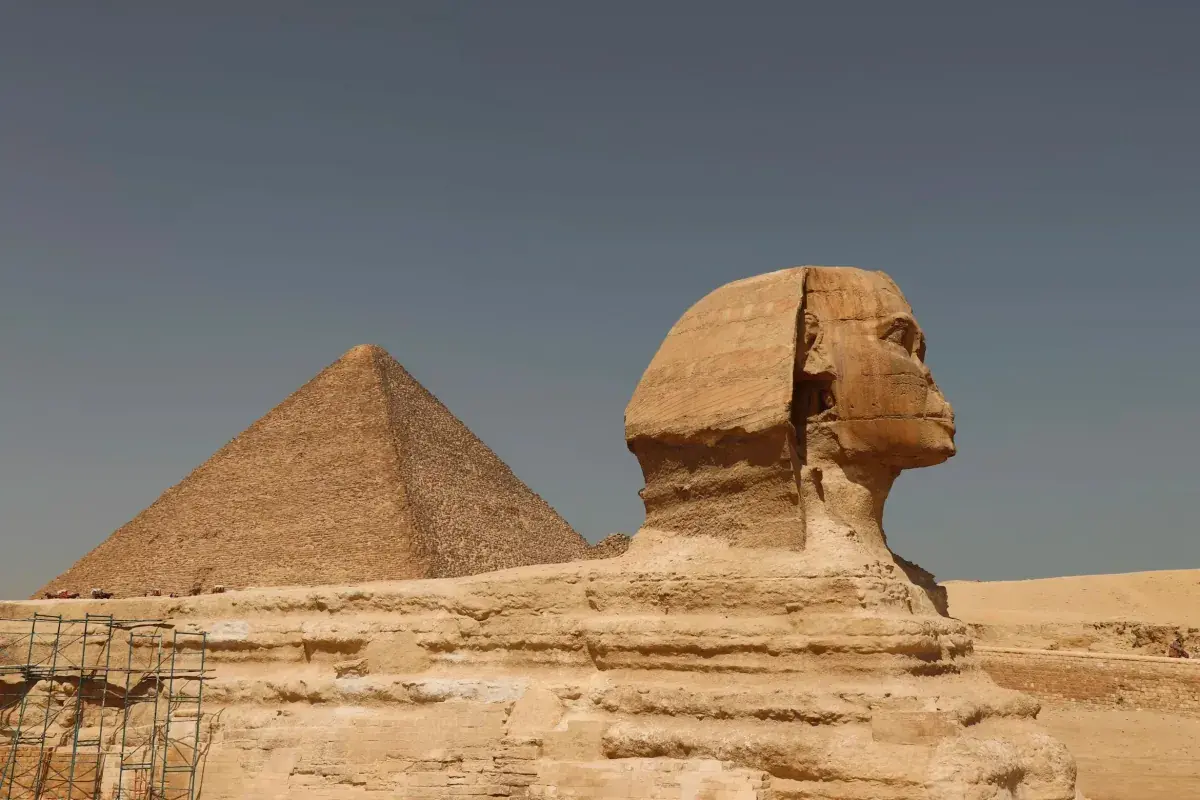The Sphinx and Great Pyramid of Giza