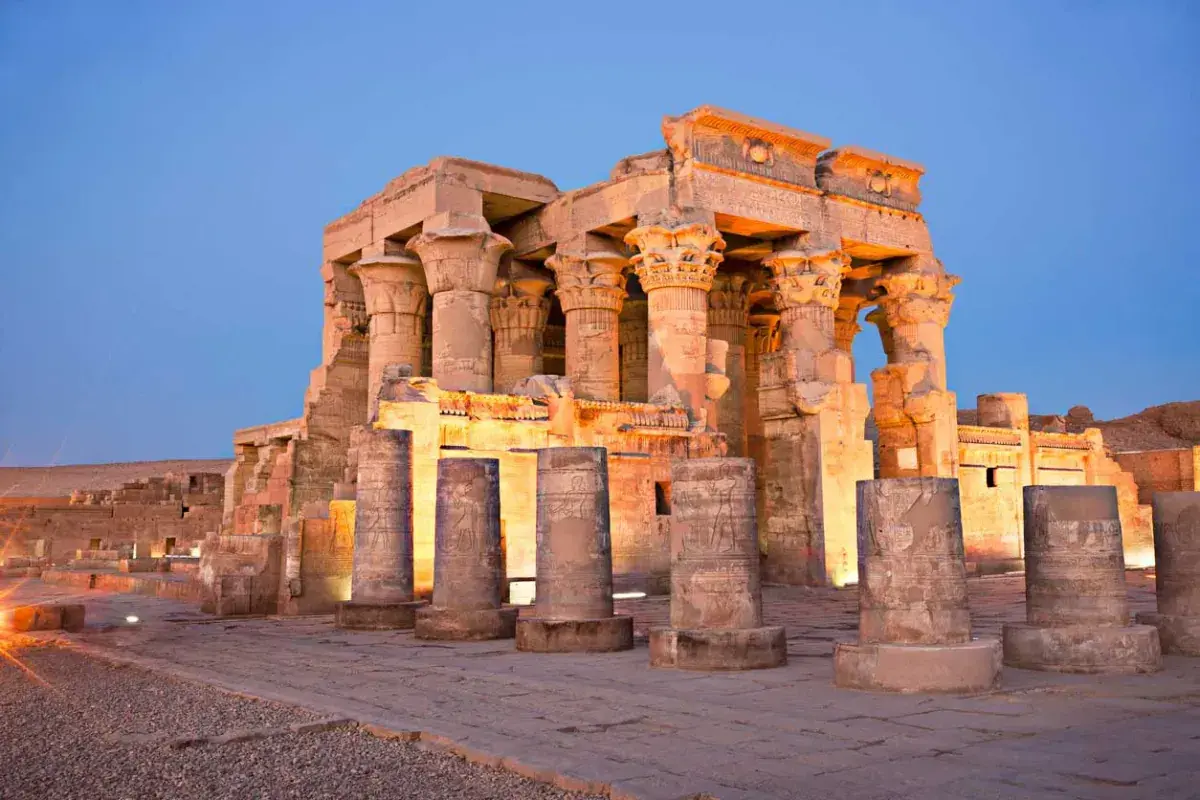 The Com Ombo ruins in Egypt