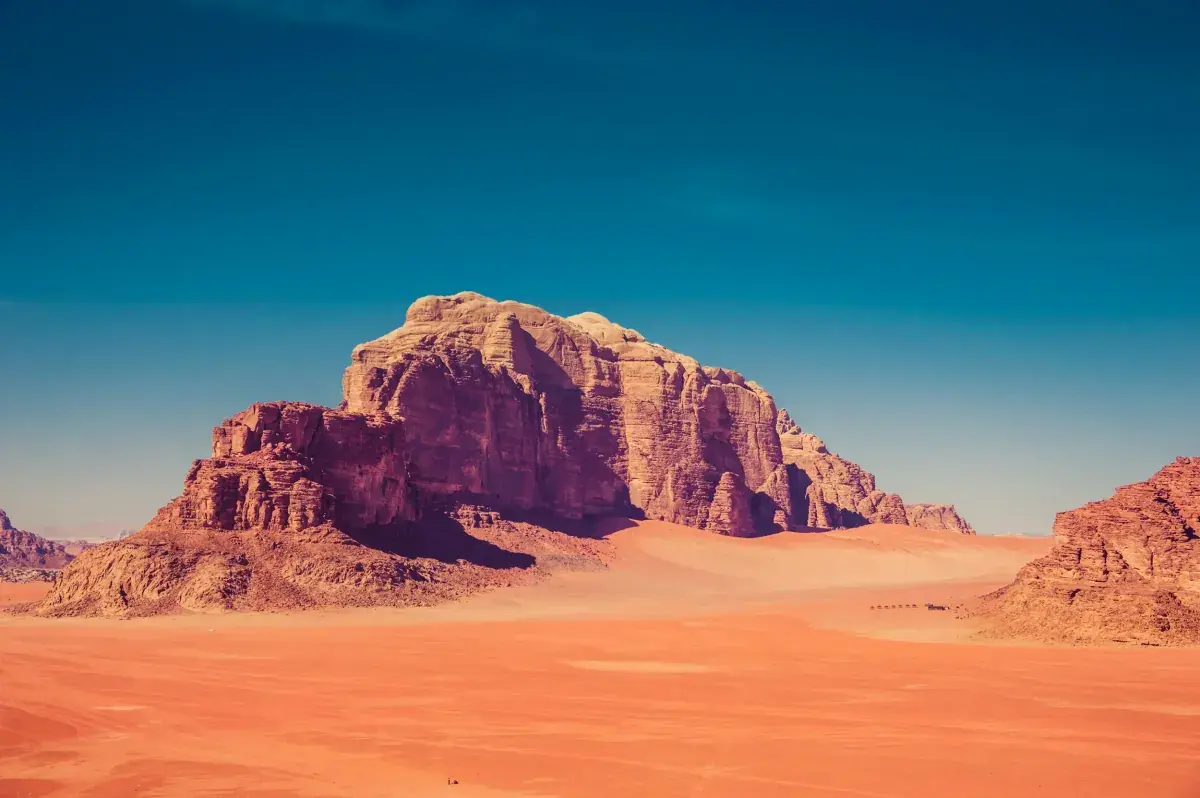 Alien landscape of Wadi Rum, Jordan