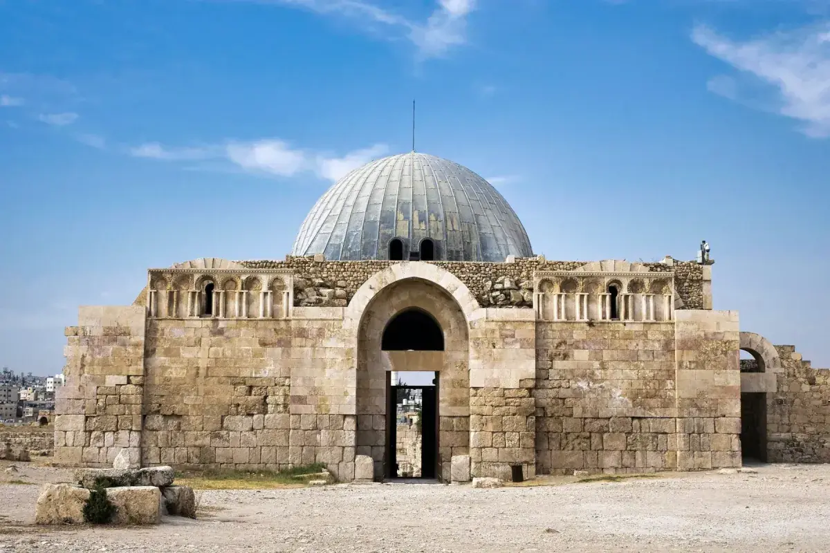 Exterior of Amman Citadel in Jordan