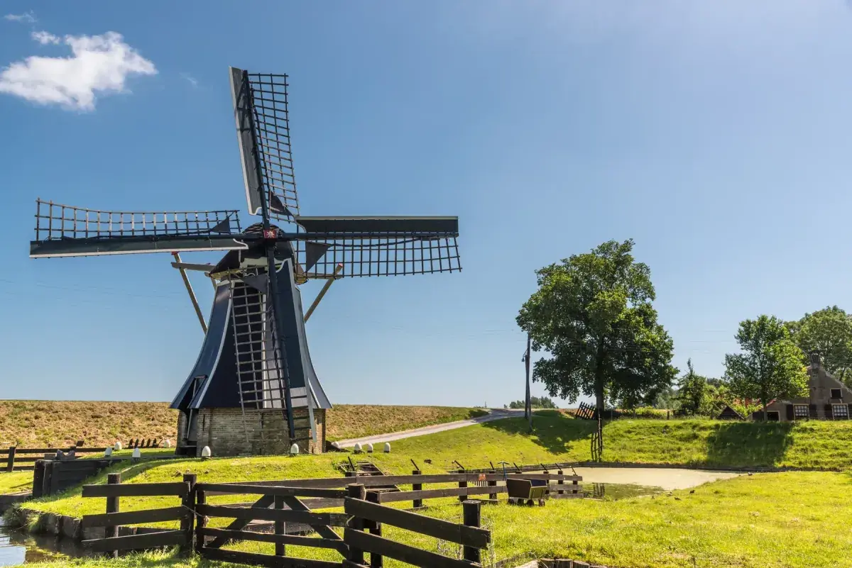 Zuiderzee Museum Enkhuizen windmill