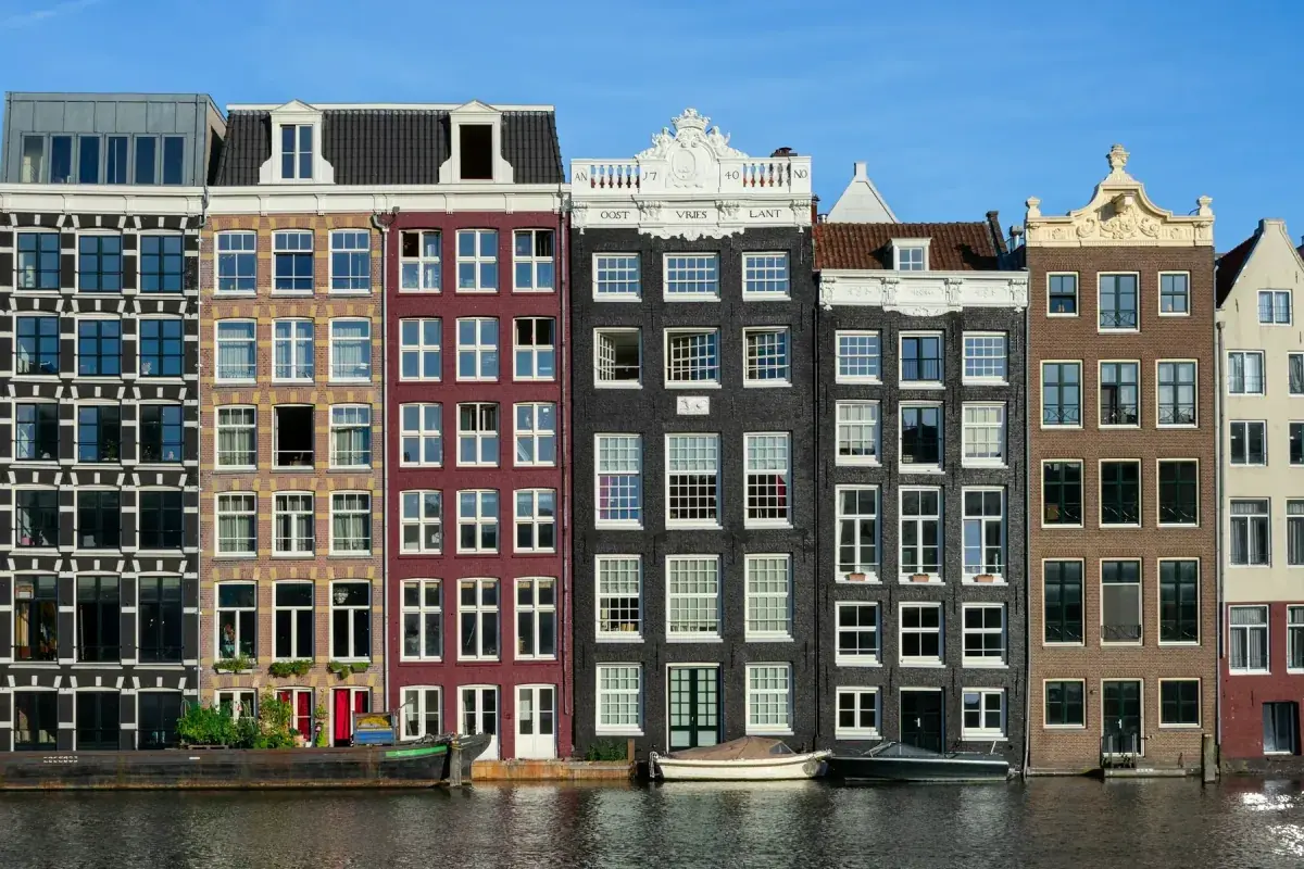 Amsterdam canal houses