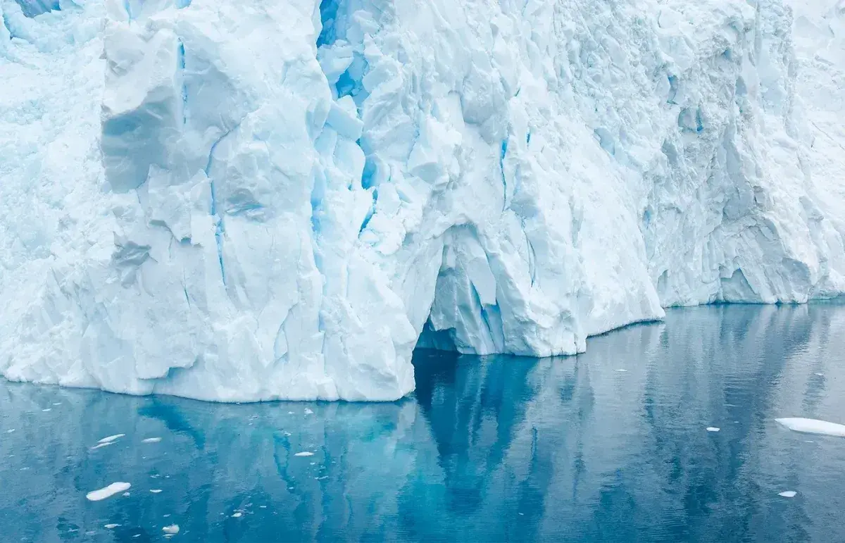 A final look at an Antarctic iceberg before heading north