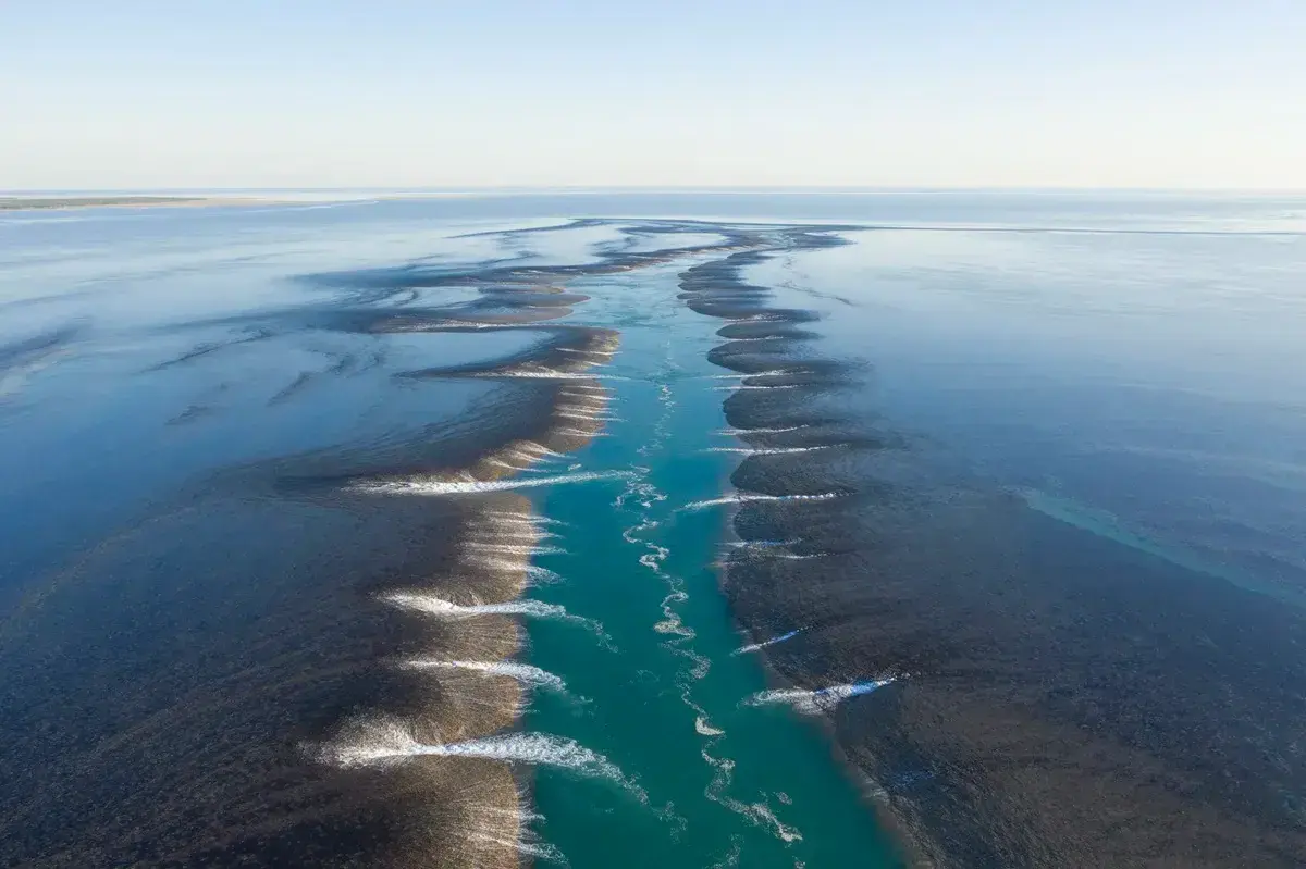 Montgomery Bay aerial in the Kimberley, Australia