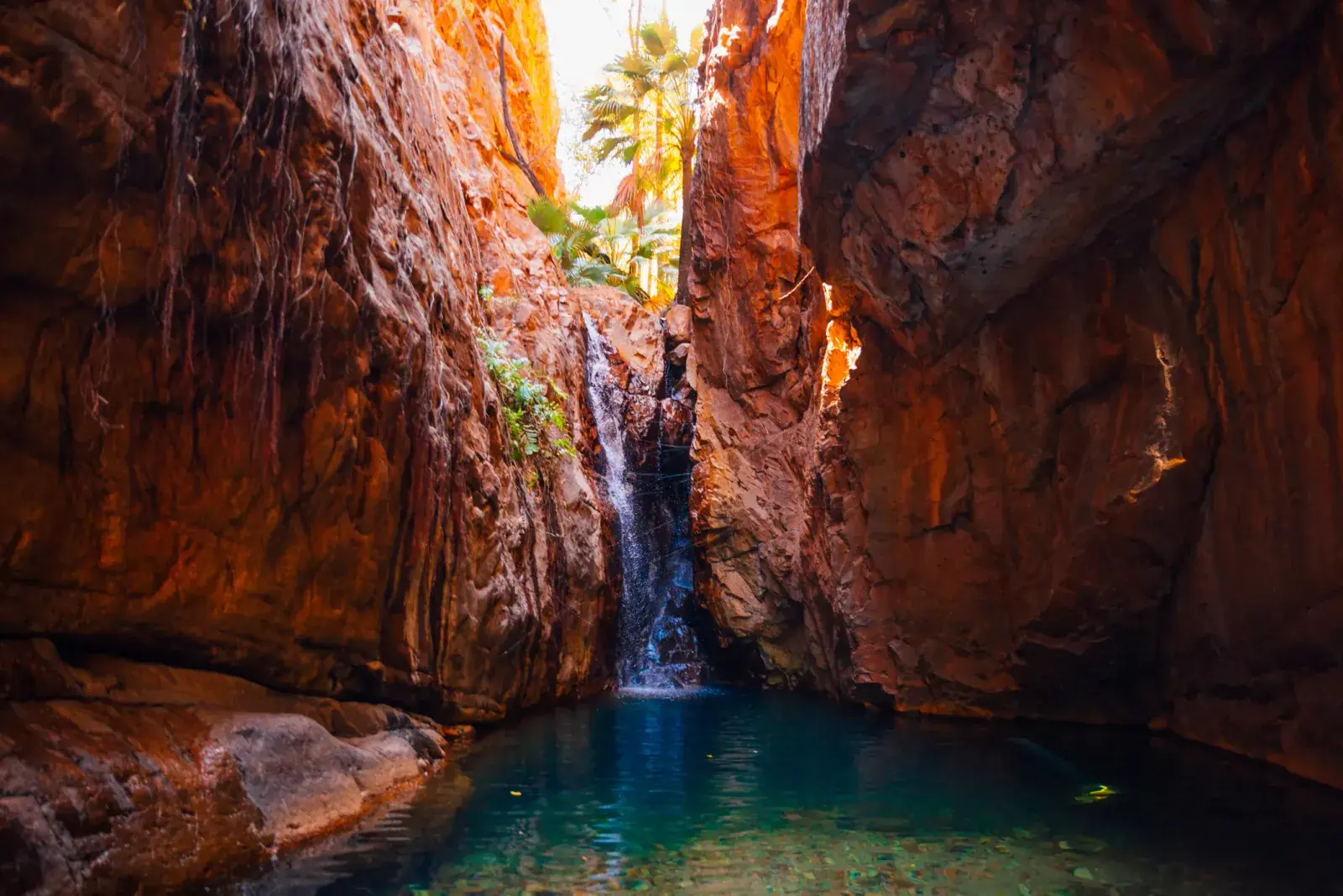 Waterfall in El Questro Gorge in the Kimberley, Australia