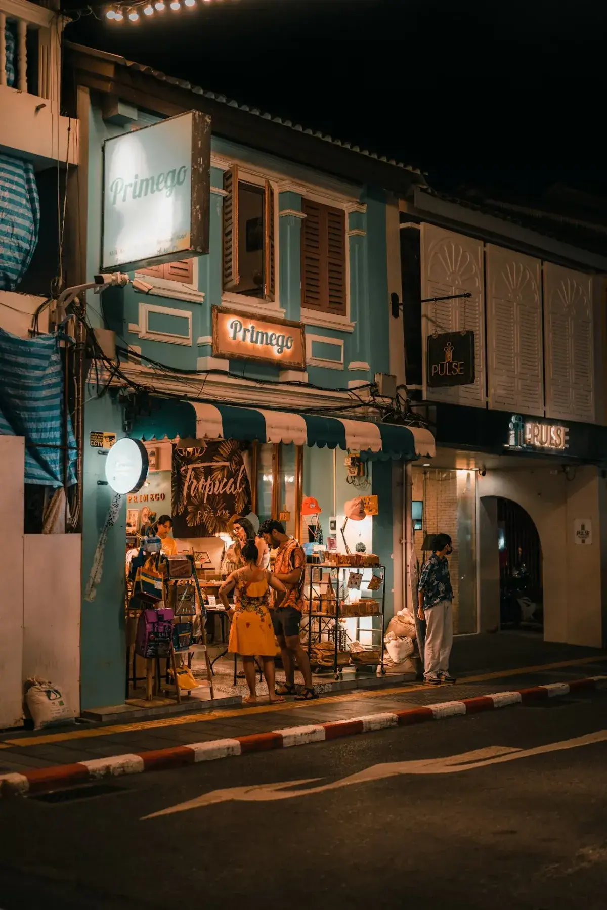Phuket Old Town shophouses colorful