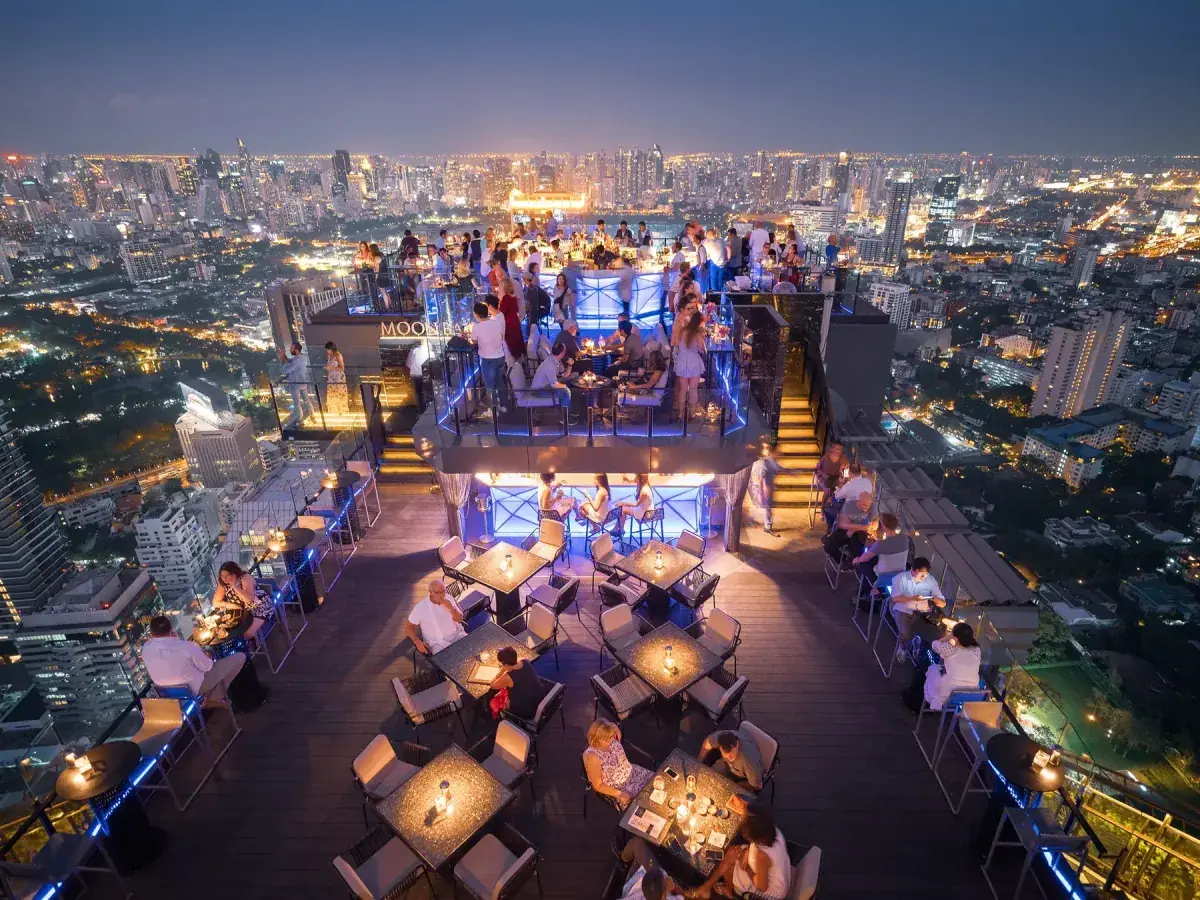 Vertigo rooftop at Banyan Tree Bangkok, Thailand