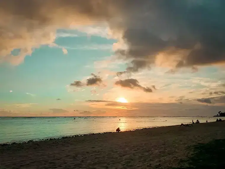 Ala Moana Beach Park sunset