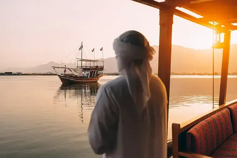Suwaidi Pearl Farm traditional dhow