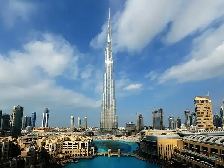 Burj Khalifa city view