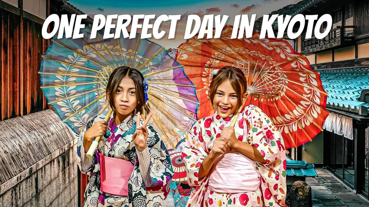 Brooklyn Lockwood dressed in traditional Kyoto garb