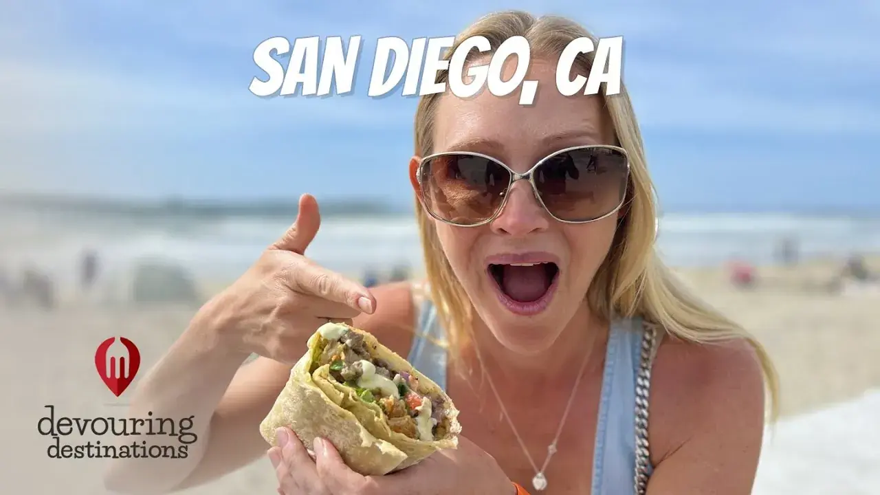 The Lockwood family on a food tour in San Diego, California