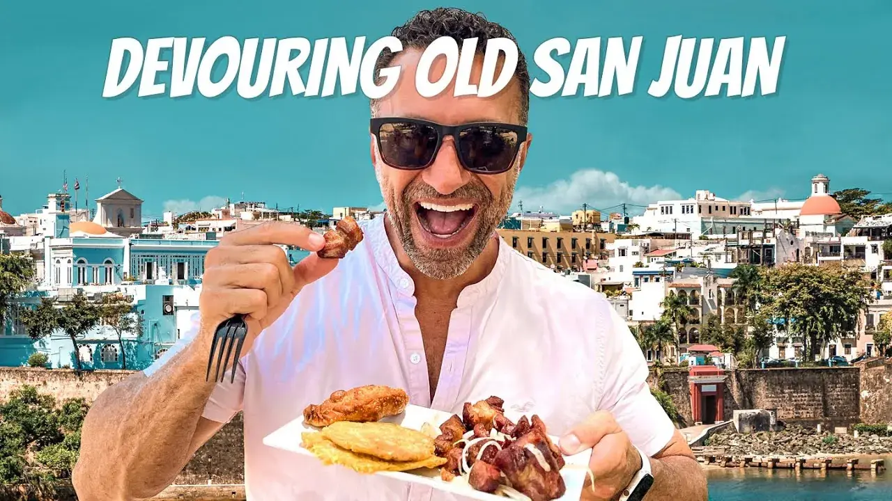 Phil Lockwood eats Puerto Rican foods in Old San Juan