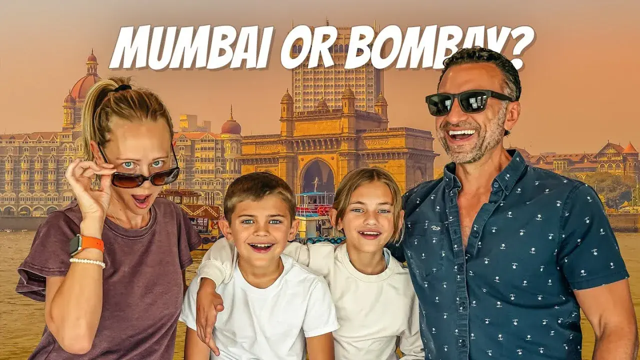 The Lockwood family exploring spice markets and street food in Mumbai, India