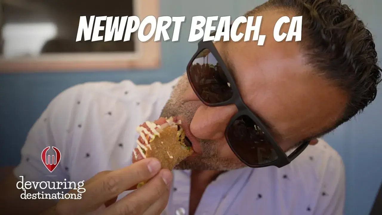The Lockwood family exploring Balboa Island in Newport Beach, California