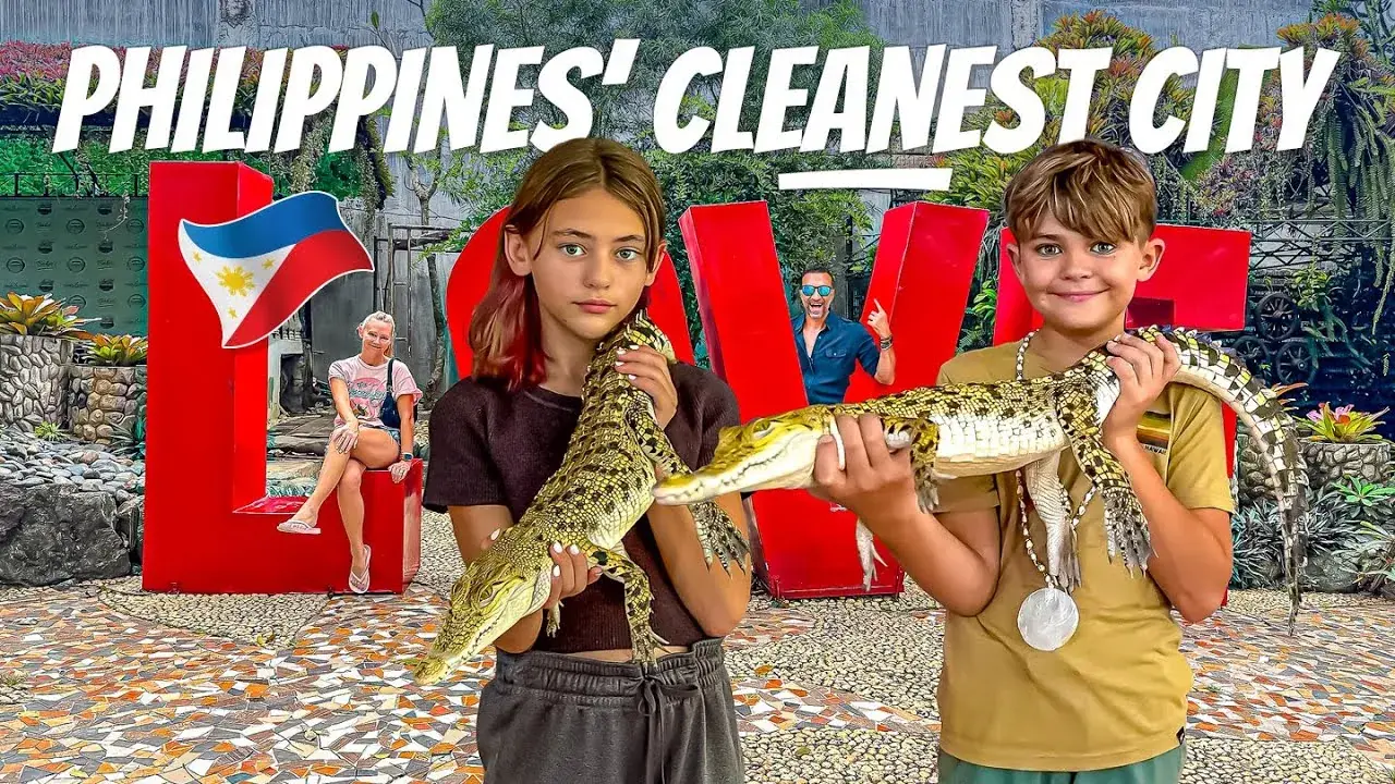 The Lockwood family exploring Puerto Princesa, Palawan, Philippines