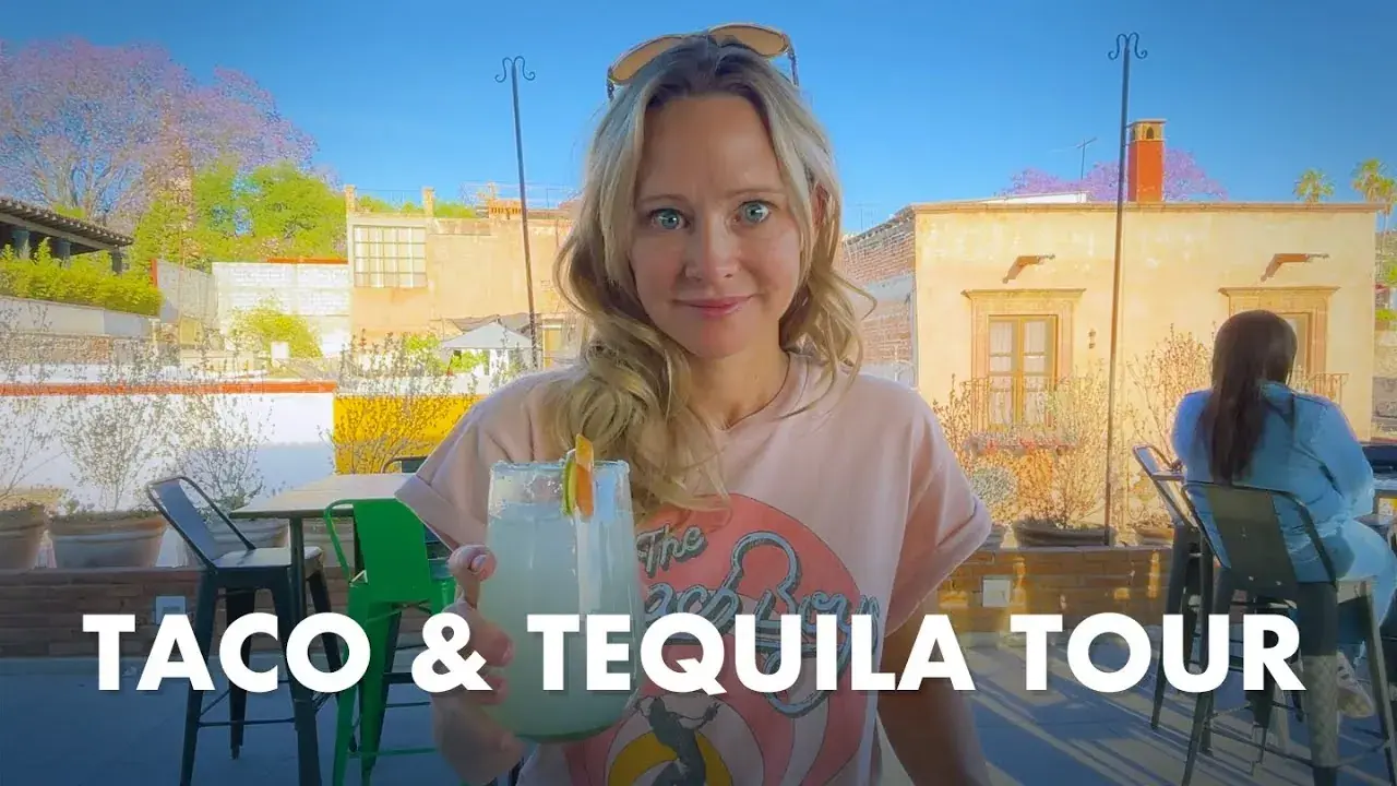 The Lockwood family on a taco and tequila tour in San Miguel de Allende, Mexico